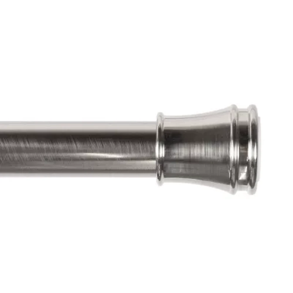 Kenney Twist & Fit No Tools 48-84 IN Adjustable Tension Closet/Utility Curtain Rod