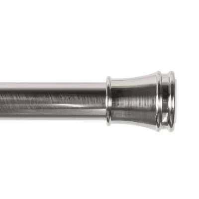 Kenney Twist & Fit No Tools 48-84 IN Adjustable Tension Closet/Utility Curtain Rod