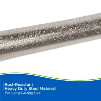 Kenney Twist & Fit No Tools 48-84 IN Adjustable Tension Closet/Utility Curtain Rod