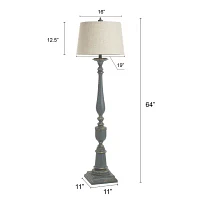 Stylecraft Distressed Avignon Floor Lamp