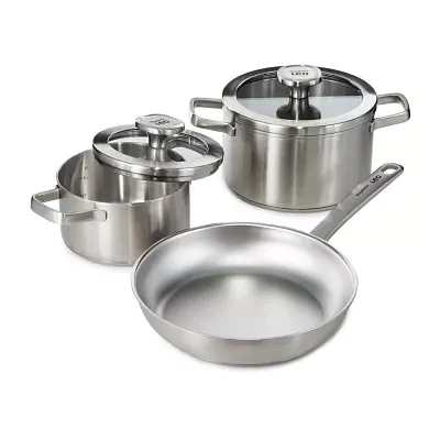 BergHOFF Leo Graphite Recycled 18/10 Stainless Steel 5-pc. Cookware Set