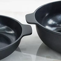 BergHOFF Leo Phantom Cearmic Non-Stick 2-pc. Stir Fry Pan Set