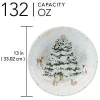 Certified International Winter's Frost Serving Bowl