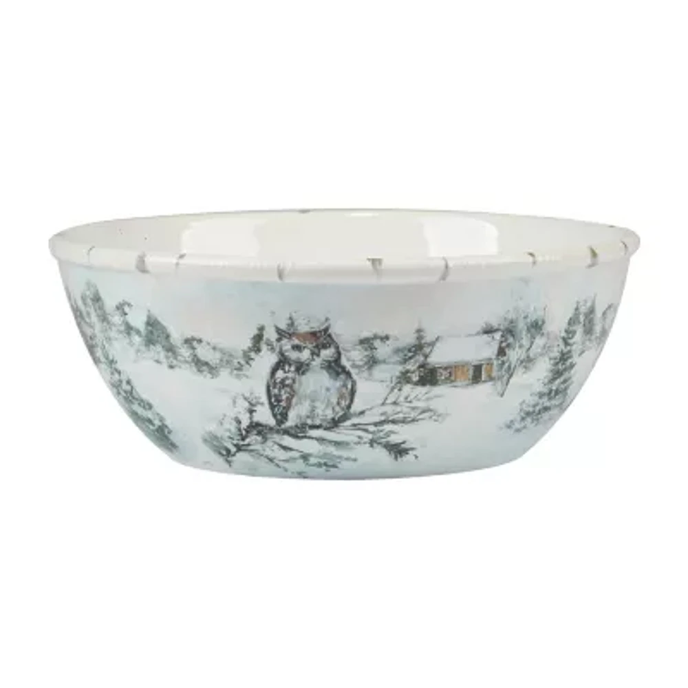 Certified International Winter's Frost Serving Bowl