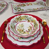 Certified International Christmas Gatherings 12-pc. Earthenware Dinnerware Set