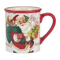 Certified International Certified International Santa's Retro 4-pc. Coffee Mug