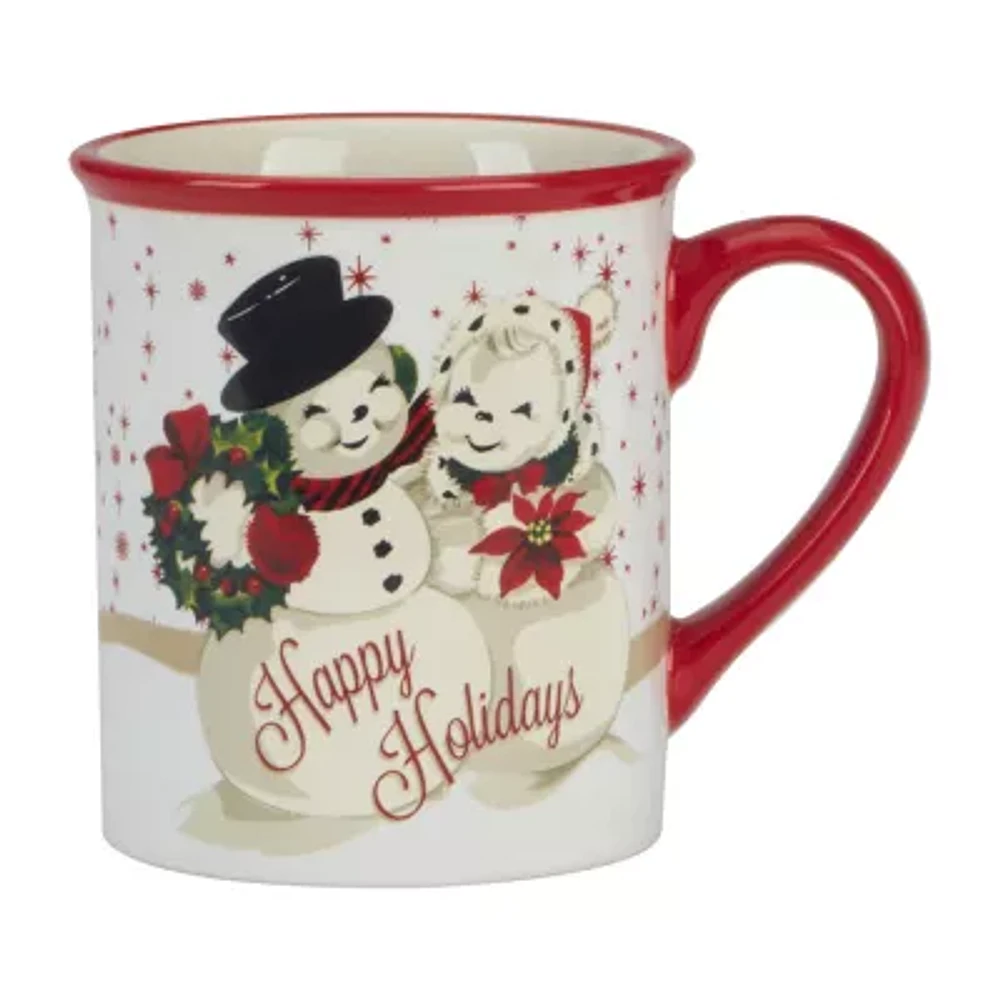 Certified International Certified International Santa's Retro 4-pc. Coffee Mug