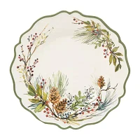 Certified International Winter's Forest Melamine Serving Platter