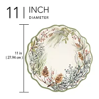 Certified International Winter Forest 4-pc. Melamine Dinner Plate