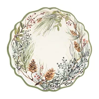 Certified International Winter Forest 4-pc. Melamine Dinner Plate