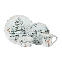 Certified International Winter's Frost 16-pc. Earthenware Dinnerware Set