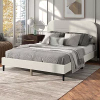 Lumi Upholstered Panel Queen Bed