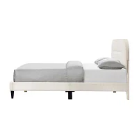 Lumi Upholstered Panel Queen Bed