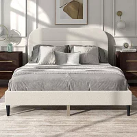 Lumi Upholstered Panel Queen Bed