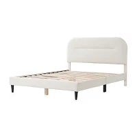 Lumi Upholstered Panel Queen Bed