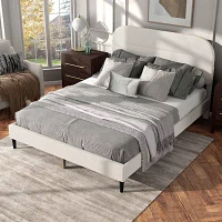 Lumi Upholstered Panel Queen Bed