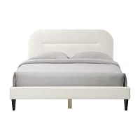 Lumi Upholstered Panel Queen Bed