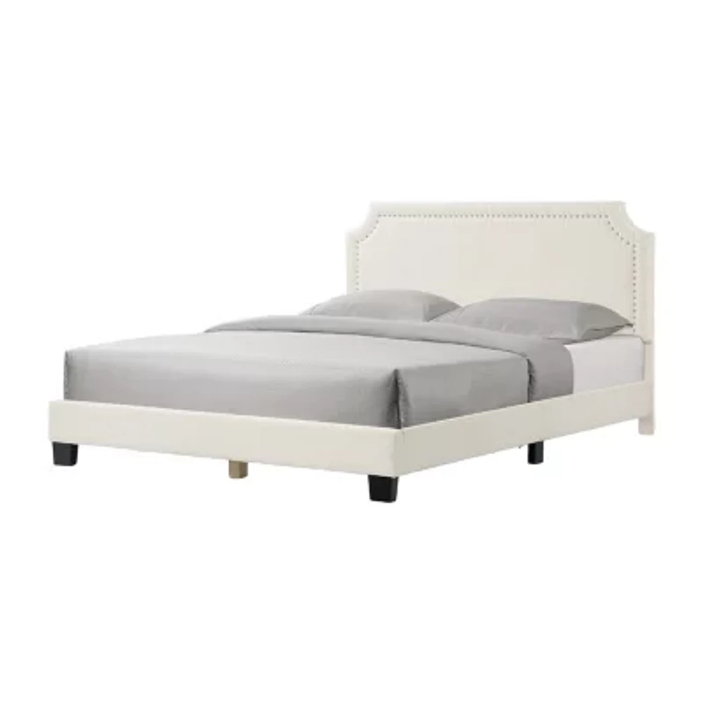 Lumi Upholstered Panel Queen Bed