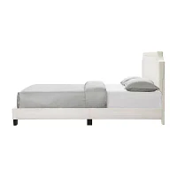 Lumi Upholstered Panel Queen Bed