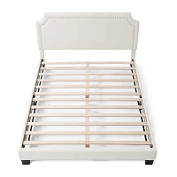 Lumi Upholstered Panel Queen Bed