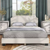 Lumi Upholstered Panel Queen Bed