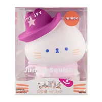 Pink Sky 6.5in. Cowboy Cat Squishy Toy