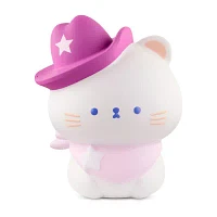 Pink Sky 6.5in. Cowboy Cat Squishy Toy