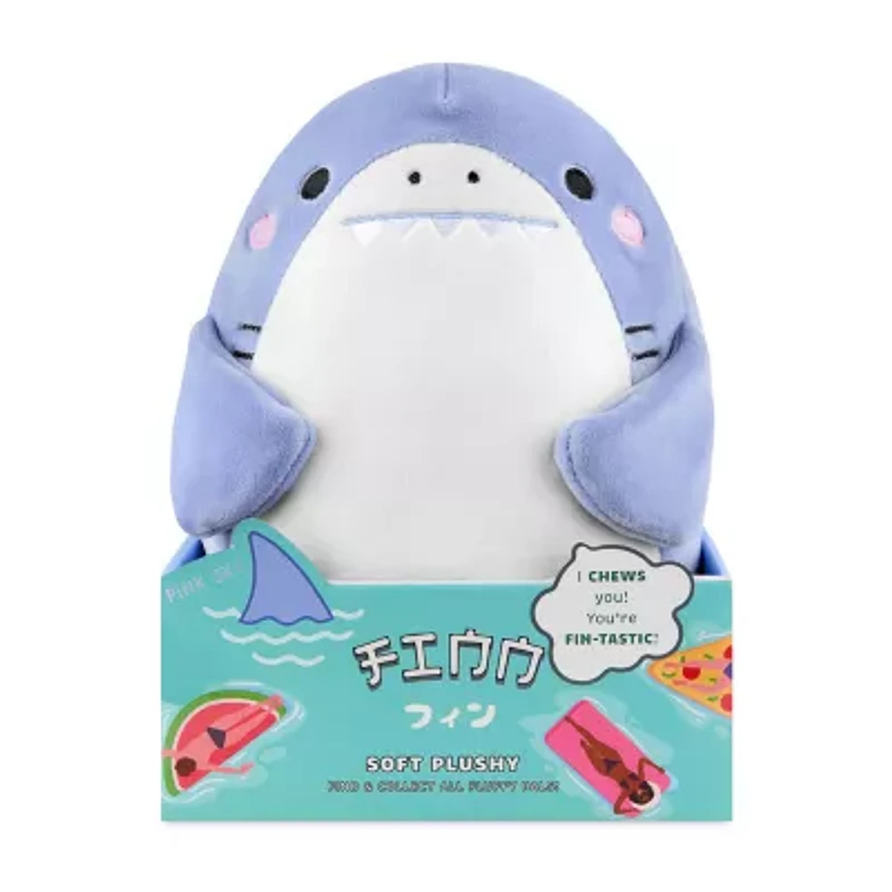 Pink Sky 6.5in. Finn Shark Plushie Toy