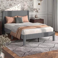 Roco Upholstered Panel Bed