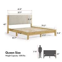 Alder Queen Upholstered Bed