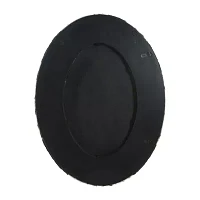 Stylecraft Cow Hide Hammer Nail Trim Wall Mount Oval Wall Mirror
