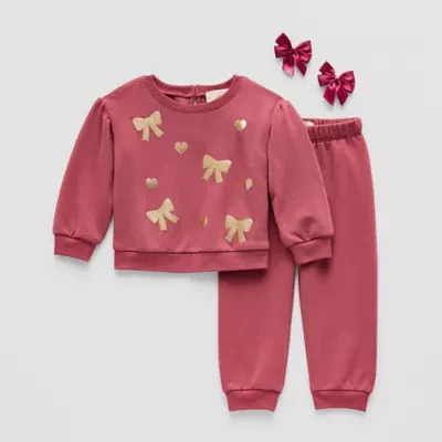 Btween Baby Girls 2-pc. Pant Set