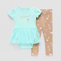 Okie Dokie Baby Girls 2-pc. Pant Set