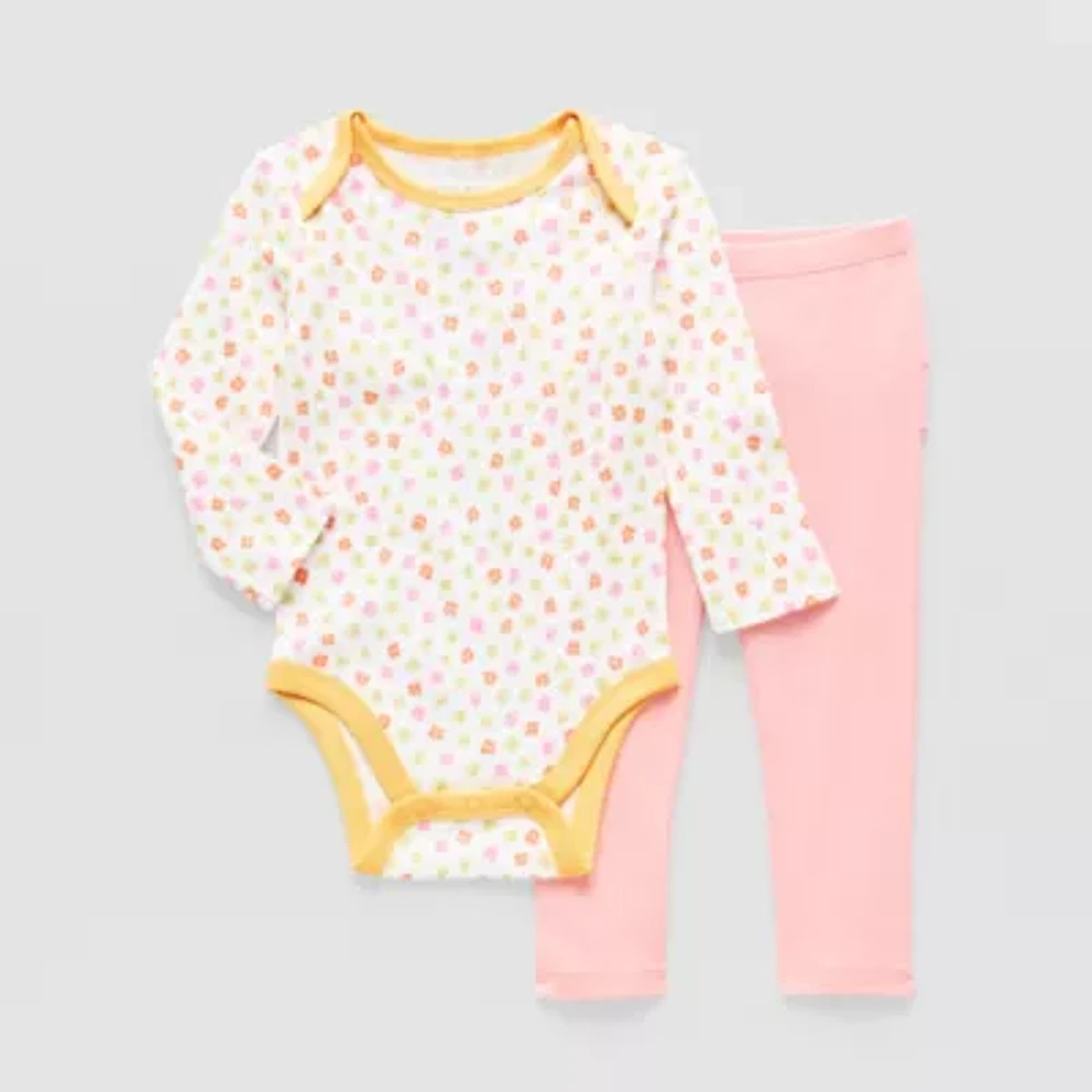 Okie Dokie Baby Girls 2-pc. Pant Set