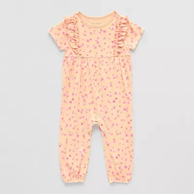 Okie Dokie Baby Girls Short Sleeve Jumpsuit