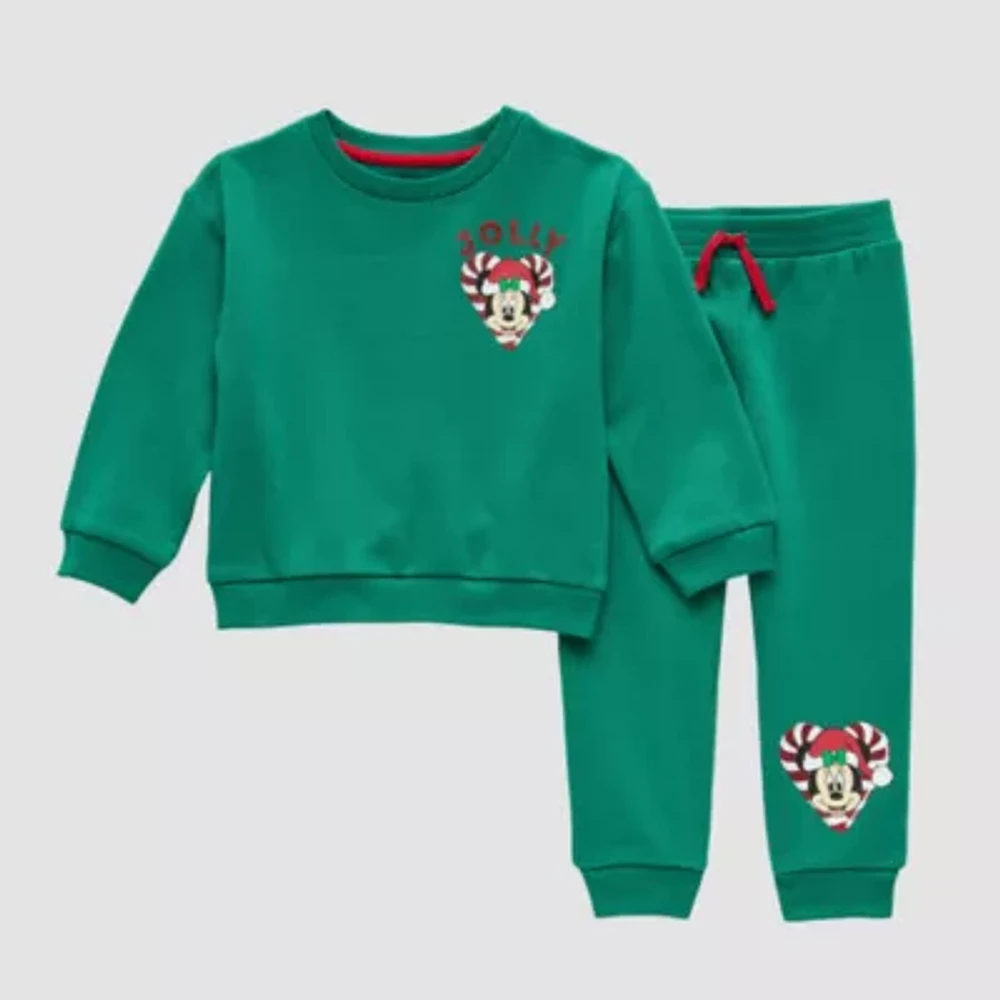 Toddler Girls 2-pc. Fleece Minnie Mouse Pant Set