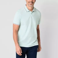 St. John's Bay Essential Oxford Mens Classic Fit Short Sleeve Polo Shirt