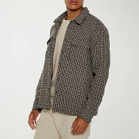 Forever 21 Mens Long Sleeve Textured Button-Down Shirt