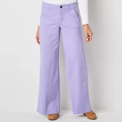 St. John's Bay-Tall Regular Fit Wide Leg Trouser