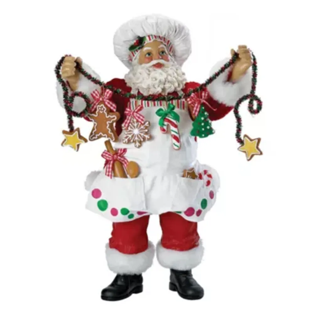 Kurt Adler 12" Fabriché™ Christmas Chef Santa