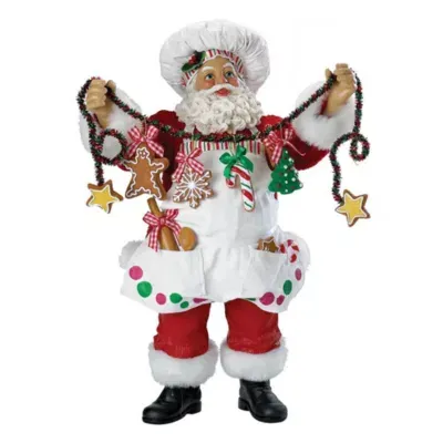 Kurt Adler 12" Fabriché™ Christmas Chef Santa
