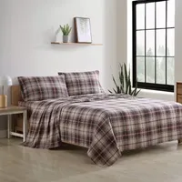 Eddie Bauer® Montlake Easy Care Flannel Sheet Set