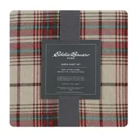 Eddie Bauer® Montlake Easy Care Flannel Sheet Set