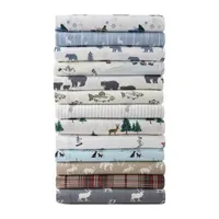 Eddie Bauer® Montlake Easy Care Flannel Sheet Set