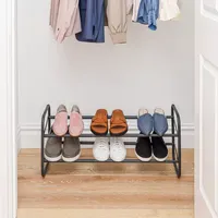 Home Expressions 2-Shelf Expandable Shoe Rack