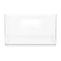 Home Expressions Large Clear Stackable Storage Bin