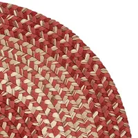 Colonial Mills Braxton Braided Reversible Indoor Outdoor Oval Accent Rugs