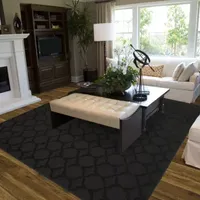 Garland Sparta Geometric Stain Resistant Indoor Rectangular Area Rug