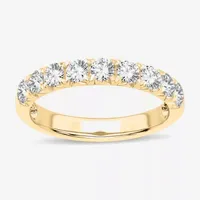 9-Stone (H-I / Si1-Si2) 2 CT. T.W. Lab Grown White Diamond 14K Gold Wedding Band