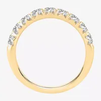 9-Stone (H-I / Si1-Si2) 2 CT. T.W. Lab Grown White Diamond 14K Gold Wedding Band